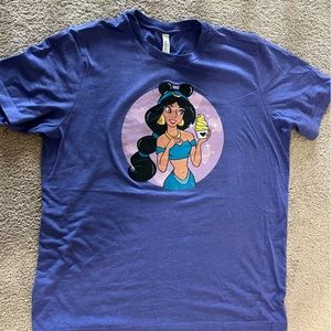 Bella Canvas Princess Jasmine Dole Whip Tee, Heather Purple, XL